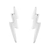 Wholesale Sterling Silver Lightning Rhombus Letter Number Text Electroplated Earrings