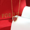 Wholesale 925 Sterling Silver Love Water Drops Bell Pattern Earrings And Necklace Set For Women With Electroplating Light Luxury Style