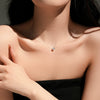 Wholesale 925 Sterling Silver Mermaid Tear Pendant Necklace With Invisible Fish Line For Women Electroplated In Platinum Or 18K Gold