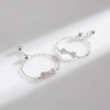 Wholesale 925 Sterling Silver Micro Bow Ring Lovely Style Adjustable For Women