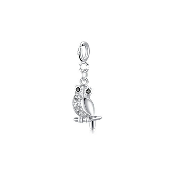 Wholesale 925 Sterling Silver Microinlaid Bird Pendant Jewelry Fashion And Exquisite With Animal Pattern