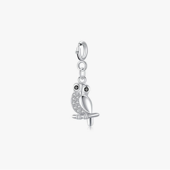 Wholesale 925 Sterling Silver Microinlaid Bird Pendant Jewelry Fashion And Exquisite With Animal Pattern