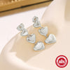 Wholesale 925 Sterling Silver Minimalist Geometric Electroplated Women's Ear Drop Earrings