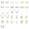 Wholesale 925 Sterling Silver Minimalist Geometric Jewelry With Electroplating For Women