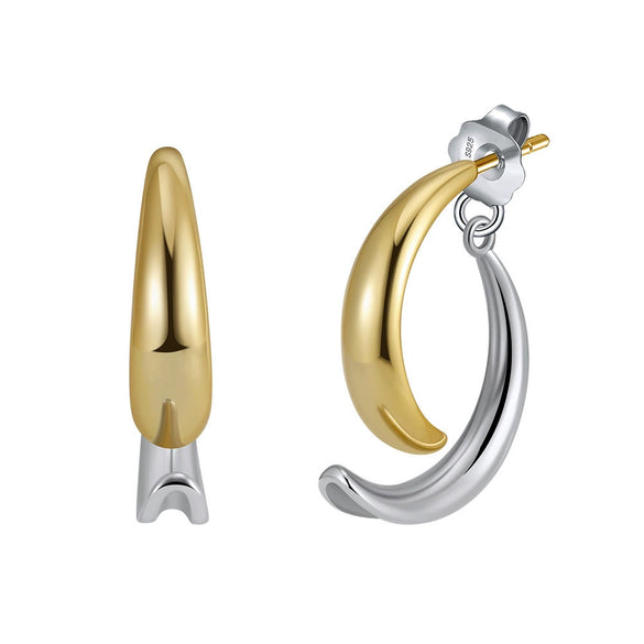 Wholesale 925 Sterling Silver Minimalist Geometric Jewelry With Electroplating For Women