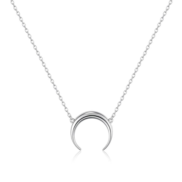 Wholesale 925 Sterling Silver Moonshaped Clavicle Chain For Women Seiko Ins Style Highend Sweater Chain