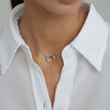 Wholesale 925 Sterling Silver Moonshaped Clavicle Chain For Women Seiko Ins Style Highend Sweater Chain