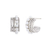 Wholesale Sterling Silver 925 Pearl Earrings With Geometric Ushape Design For Women