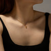 Wholesale 925 Sterling Silver Purple Stone Modern Hanging Necklace Fashionable With Diamond Design