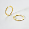 Wholesale 925 Sterling Silver Retro High End Fashion Women's Earrings With Geometric Design And Electroplating Treatment