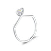 Wholesale Sterling Silver 925 Ring Geometric Pattern Irregular Candy Color Seiko Design Light Luxury Women's Ring