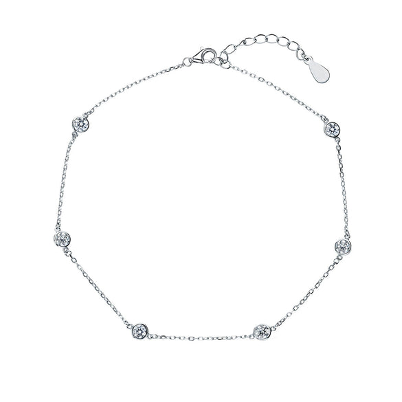 Wholesale 925 Sterling Silver Round Zirconium Earrings And Bracelet With Cross Crown Roman Numerals Pattern Simple Niche Design Tassel Jewelry Electroplated For Women