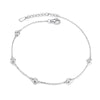 Wholesale 925 Sterling Silver Round Zirconium Earrings And Bracelet With Cross Crown Roman Numerals Pattern Simple Niche Design Tassel Jewelry Electroplated For Women