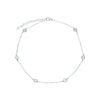 Wholesale 925 Sterling Silver Round Zirconium Earrings And Bracelet With Cross Crown Roman Numerals Pattern Simple Niche Design Tassel Jewelry Electroplated For Women