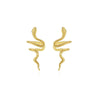 Wholesale 925 Sterling Silver Snakeshaped Ear Clips With Animal Pattern And Electroplating For Women Retro Style
