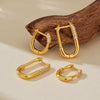Wholesale 925 Sterling Silver Ushaped Electroplated Earring For Unisex