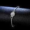 Wholesale 925 Sterling Silver Women's Simple Geometric Moissanite Bracelet