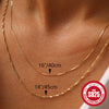 Wholesale 925 Sterling Silver Women's Water Wave Snake Bead Chain With Geometric Pattern And Electroplating