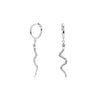Wholesale 925 Sterling Silver Zodiac Snake Earrings For Women