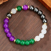 Wholesale Stone Beaded Bracelet Handmade Amethyst Lapis Lazuli Tiger Eye Unisex