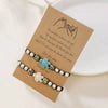 Wholesale Stone Beaded Woven Handmade Unisex Animals Zodiac Turtle Bracelet