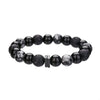 Wholesale Stone Handmade Geometric Snowflake Unisex Bracelet