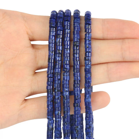 Wholesale Stone Right Angle Disc Loose Beads For Diy Bracelets