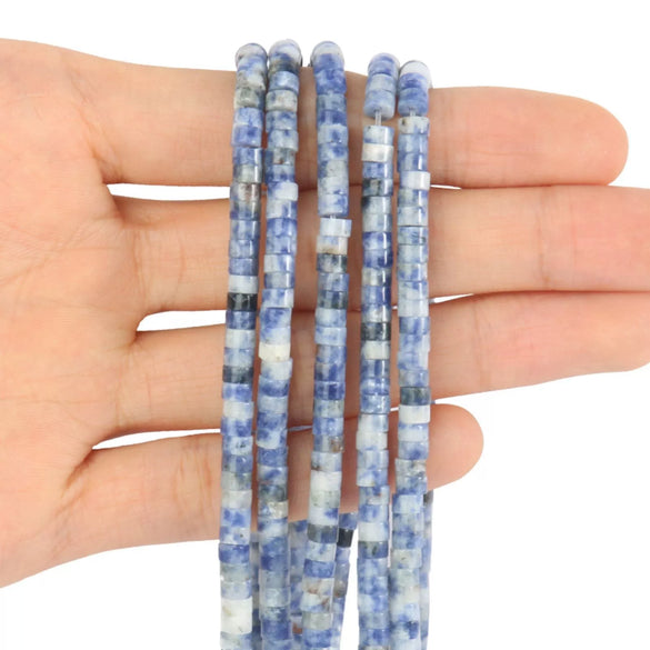 Wholesale Stone Right Angle Disc Loose Beads For Diy Bracelets