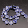 Wholesale Stone Round Cake Beaded Semifinished Necklace Jewelry Accessories Cutting Process