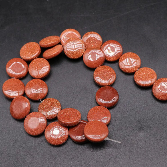 Wholesale Stone Round Cake Beaded Semifinished Necklace Jewelry Accessories Cutting Process