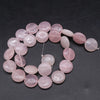 Wholesale Stone Round Cake Beaded Semifinished Necklace Jewelry Accessories Cutting Process