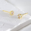 Wholesale Stud Earrings Copper Geometric Electroplating Simple Style Unisex