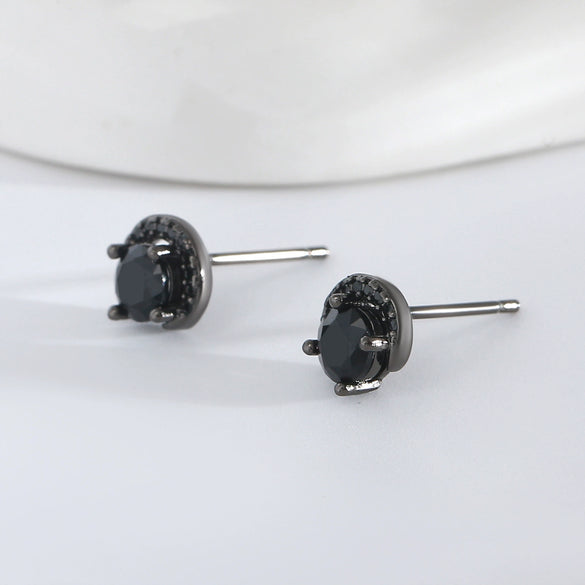 Wholesale Stud Earrings Copper Geometric Simple Electroplating Unisex