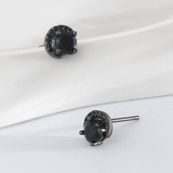 Wholesale Stud Earrings Copper Geometric Simple Electroplating Unisex