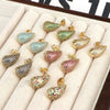 Wholesale Stud Earrings Copper Water Drop Shape Electroplated Jewelry For Women