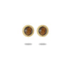 Wholesale Stud Earrings Stainless Steel Tiger Eye Stone Geometric Fashion Electroplating For Women