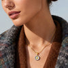 Wholesale Sunflower Pendant Stainless Steel Electroplated Clavicle Necklace For Women