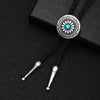 Wholesale Sweater Chain Alloy Geometric Electroplated Inlaid With Artificial And Semiprecious Stones Retro Unisex