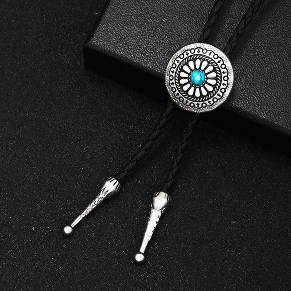 Wholesale Sweater Chain Alloy Geometric Electroplated Inlaid With Artificial And Semiprecious Stones Retro Unisex