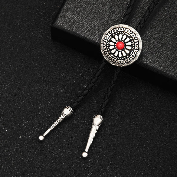Wholesale Sweater Chain Alloy Geometric Electroplated Inlaid With Artificial And Semiprecious Stones Retro Unisex