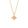 Wholesale Sweater Chain Jewelry Stainless Steel Geometric Eightpointed Star Pendant Necklace For Women