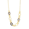 Wholesale Sweater Necklace 316L Stainless Steel 18K Gold Plated Leopard Print Geometric Light Luxury Handmade For Women