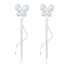 Wholesale Sweet Animal Zodiac Zircon Copper Earrings For Women With S925 Silver Needle