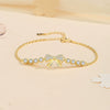 Wholesale Sweet Flash Bow Bracelet For Women S925 Sterling Silver Electroplated