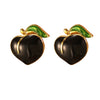 Wholesale Sweet Girl Style Dripping Oil Fruit Earrings Made Of 304 Stainless Steel
