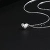 Wholesale Sweet Heart Shape S925 Sterling Silver Pendant Necklace For Women