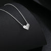 Wholesale Sweet Heart Shape S925 Sterling Silver Pendant Necklace For Women