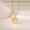 Wholesale Sweet Nature Heart Shape Titanium Steel Copper Electroplated Clavicle Chain Necklace For Women