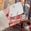 Wholesale Sweet Style Alloy Heart Shaped Electroplated Women's Earrings