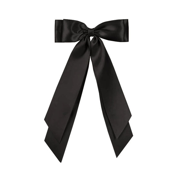 Wholesale Sweet Women's Polyester Handmade Doublelayer Streamer Bow Onepiece Hairpin Hair Accessory